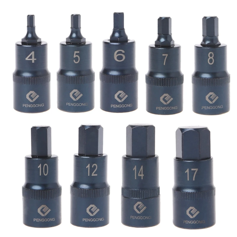 Hexagon Screwdriver Socket Multi-Function Hand Tools Drill Bit Hand Tool Socket H4 H5 H6 H7 H8 H10 H12 H14 H17
Hexagon Screwdriver Socket Multi-Function Hand Tools Drill Bit Hand Tool Socket H4 H5 H6 H7 H8 H10 H12 H14 H17
