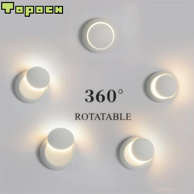 Topoch Balcony Light LED 7W 360 Degree Rotation Die-Cast Aluminium White/Black Finish for Bedside Corridor Aisle Stair Balcony
Topoch Balcony Light LED 7W 360 Degree Rotation Die-Cast Aluminium White/Black Finish for Bedside Corridor Aisle Stair Balcony