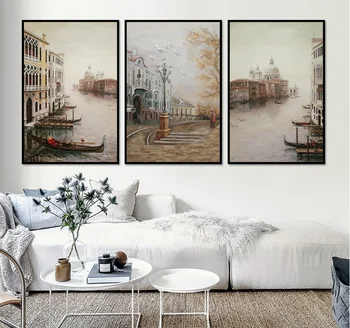 Water City Landscape Canvas Paintings Modular Pictures Wall Art Canvas for Living Room Decoration No Framed
Water City Landscape Canvas Paintings Modular Pictures Wall Art Canvas for Living Room Decoration No Framed