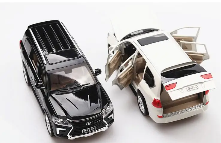 New model lexus LX570 alloy pull back car model diecast metal toy vehicles with sound light 6 open doors for kids gift
New model lexus LX570 alloy pull back car model diecast metal toy vehicles with sound light 6 open doors for kids gift