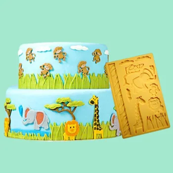 Cartoon Elephant Giraffe Monkey Lion Animal Silicone Mould Birthday Party Cake Decoration Cartoon Mold Fondant Chocolate Kitchen
Cartoon Elephant Giraffe Monkey Lion Animal Silicone Mould Birthday Party Cake Decoration Cartoon Mold Fondant Chocolate Kitchen