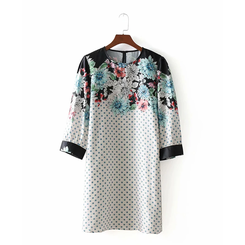 2019 New Fashion Floral Print Sping Women Za Dresses Female Silk Soft Under Point Dot Mini Dress For Ladies vestidos de fiesta
2019 New Fashion Floral Print Sping Women Za Dresses Female Silk Soft Under Point Dot Mini Dress For Ladies vestidos de fiesta
