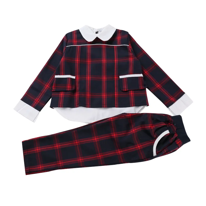 Kids Girls Clothes Children Spring&Autumn Plaid Cotton School Uniform Sport Suit Girl Long Sleeve Clothing Sets 8 10 6 14 Year
Kids Girls Clothes Children Spring&Autumn Plaid Cotton School Uniform Sport Suit Girl Long Sleeve Clothing Sets 8 10 6 14 Year