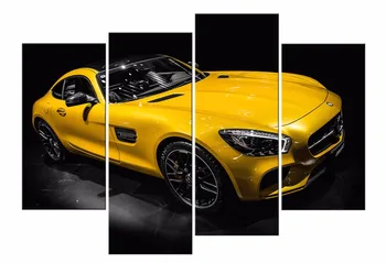 4 Pcs Yellow Sports Car Wall Art Picture Home Decoration Living Room Canvas Print Painting Kids Room Decor
4 Pcs Yellow Sports Car Wall Art Picture Home Decoration Living Room Canvas Print Painting Kids Room Decor