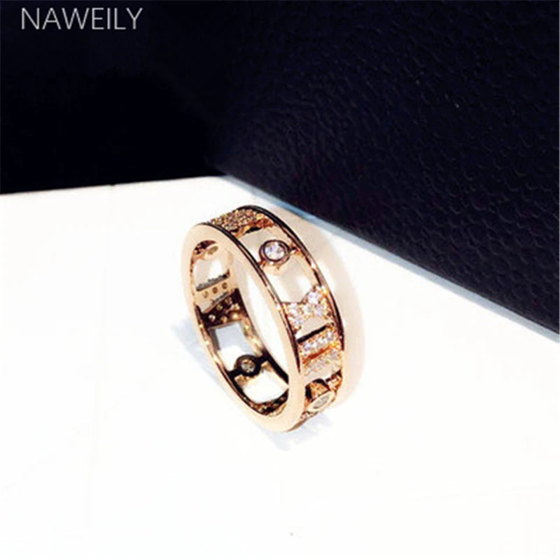 NAWEILY Exquisite Roman Numerals Rings Fashion Letter Cubic Zircon Wedding Ring For Women Gold Color Jewelry Bijoux Gift NWLR108
NAWEILY Exquisite Roman Numerals Rings Fashion Letter Cubic Zircon Wedding Ring For Women Gold Color Jewelry Bijoux Gift NWLR108