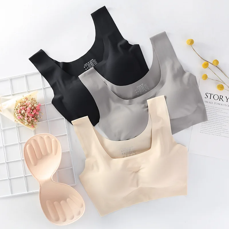 2019 Sexy Women Bras Push Up Gather Bralette Seamless Bra Wire Free Soutien Gorge Plus Size Comfort Underwear Vest Brassiere
2019 Sexy Women Bras Push Up Gather Bralette Seamless Bra Wire Free Soutien Gorge Plus Size Comfort Underwear Vest Brassiere