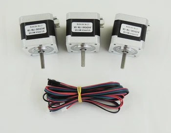 3pcs/lot 4-lead Nema17 Stepper Motor 42 motor 42BYGH 1.7A 3D Printer for CNC Engraving machine
3pcs/lot 4-lead Nema17 Stepper Motor 42 motor 42BYGH 1.7A 3D Printer for CNC Engraving machine