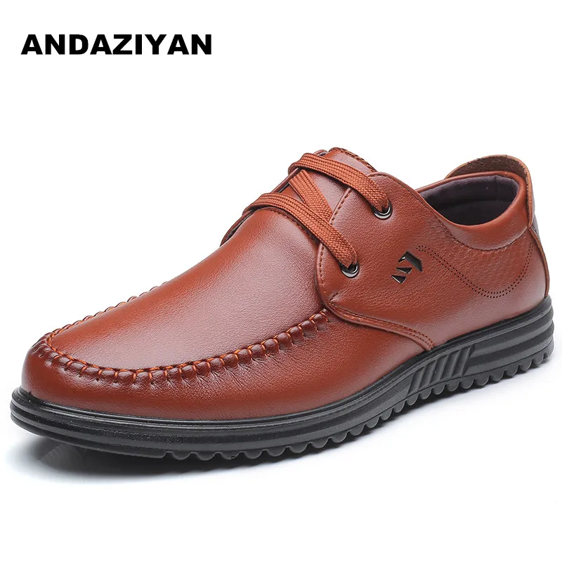 Trend casual leather stitching line large size youth round head low shoes business men shoes
Trend casual leather stitching line large size youth round head low shoes business men shoes