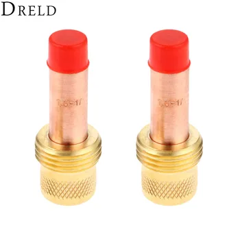 DRELD 2pcs TIG Collets Body Gas Lens 45V25 1.6mm 1/16" for TIG Welding Torch Consumables SR PTA DB WP 17 18 26 Series 2PK
DRELD 2pcs TIG Collets Body Gas Lens 45V25 1.6mm 1/16" for TIG Welding Torch Consumables SR PTA DB WP 17 18 26 Series 2PK
