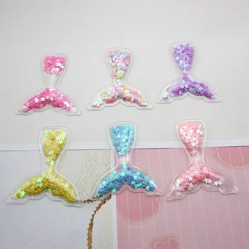 12pcs 5.5*5cm Mermaid tail Transparent Bling bling Star Flowing Patches Appliques for Children clip and DIY Hair Clip Accessorie
12pcs 5.5*5cm Mermaid tail Transparent Bling bling Star Flowing Patches Appliques for Children clip and DIY Hair Clip Accessorie