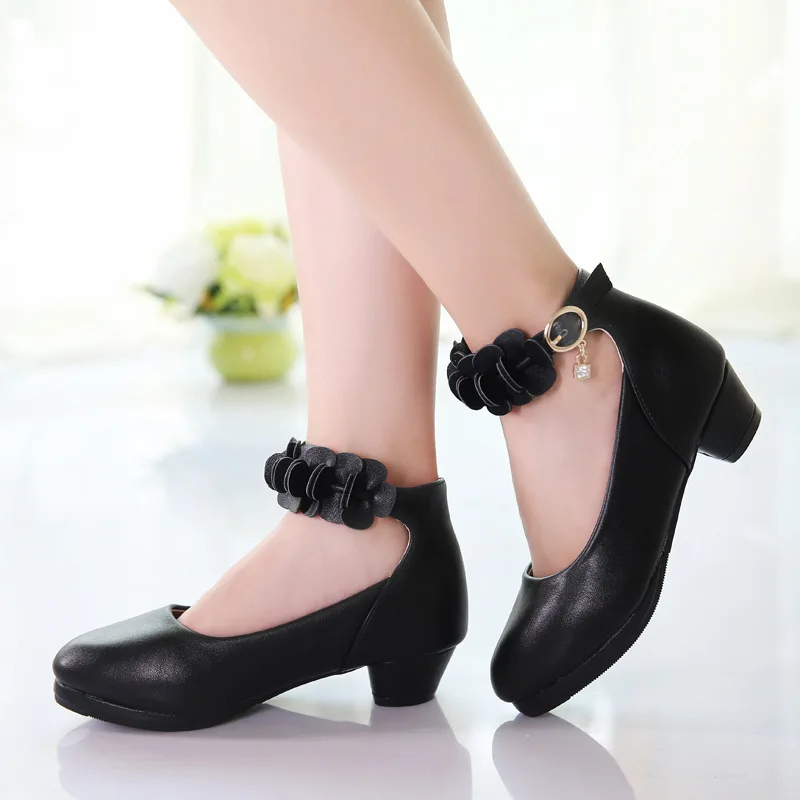 Spring Autumn New Girls High-heeled PU Leather Princess Fashion Student Dance Shoes Children Baby Toddler Kids Leather Shoes
Spring Autumn New Girls High-heeled PU Leather Princess Fashion Student Dance Shoes Children Baby Toddler Kids Leather Shoes