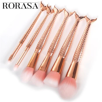 6/10pc Mermaid Makeup Brushes Set Fishtail Brush Foundation Blending Powder Concealer Comestic Brushes Kits Beauty Make Up Tools
6/10pc Mermaid Makeup Brushes Set Fishtail Brush Foundation Blending Powder Concealer Comestic Brushes Kits Beauty Make Up Tools