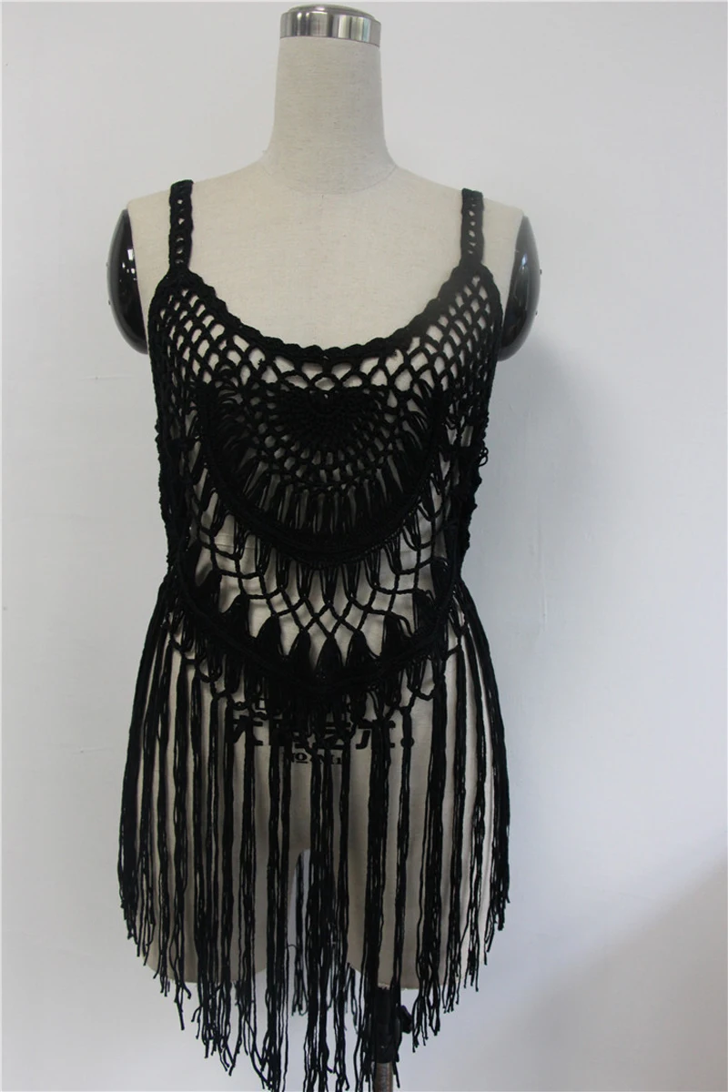 Summer Bikini Crochet Cover Up Cover Up Beach Dress Bathing Suit Women Knitted Swimwear WHShopping 
Summer Bikini Crochet Cover Up Cover Up Beach Dress Bathing Suit Women Knitted Swimwear WHShopping