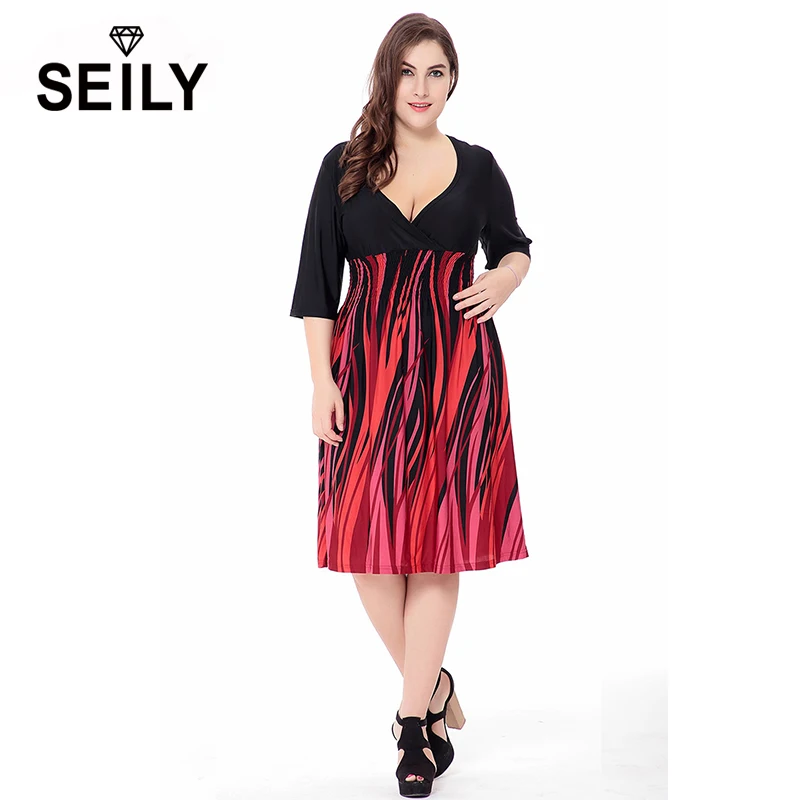 Seily 2017 Black Patchwork Red Bandage Retro A Line Half Sleeve Dress Sexy Christmas Clothes For Women Plus Size 5XL 6XL Vestido
Seily 2017 Black Patchwork Red Bandage Retro A Line Half Sleeve Dress Sexy Christmas Clothes For Women Plus Size 5XL 6XL Vestido