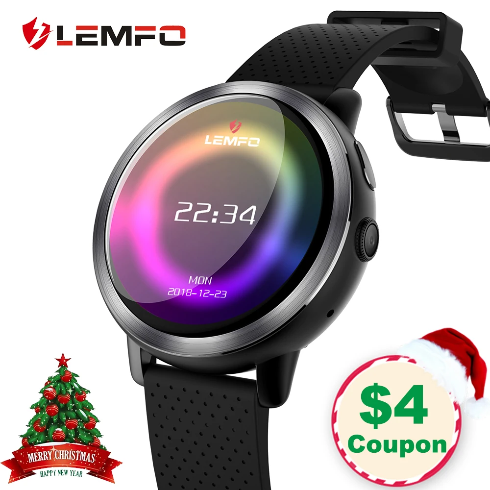 LEMFO LEM8 Smart Watch Android 7.1 LTE 4G Sim WIFI 1.39 Inch 2MP Camera GPS Heart Rate New Year Gifts Smartwatch for Men Women
LEMFO LEM8 Smart Watch Android 7.1 LTE 4G Sim WIFI 1.39 Inch 2MP Camera GPS Heart Rate New Year Gifts Smartwatch for Men Women