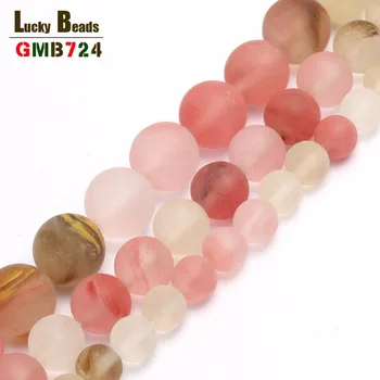 Natural Stone Beads Dull Polish Matte Cherry Quartz Round Beads For Jewelry Making 6/8/10mm Beaded Bracelet Diy Jewelry
Natural Stone Beads Dull Polish Matte Cherry Quartz Round Beads For Jewelry Making 6/8/10mm Beaded Bracelet Diy Jewelry
