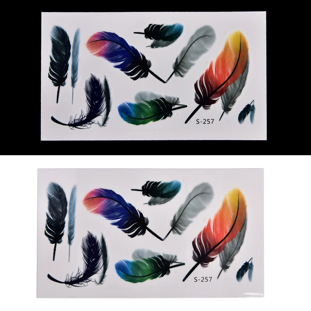 1Pc 19*9cm Waterproof Feather Tattoo Body Art Flash 3D Tattoo Stickers Temporary Styling Tatoo Home Decor Wall Sticker
1Pc 19*9cm Waterproof Feather Tattoo Body Art Flash 3D Tattoo Stickers Temporary Styling Tatoo Home Decor Wall Sticker