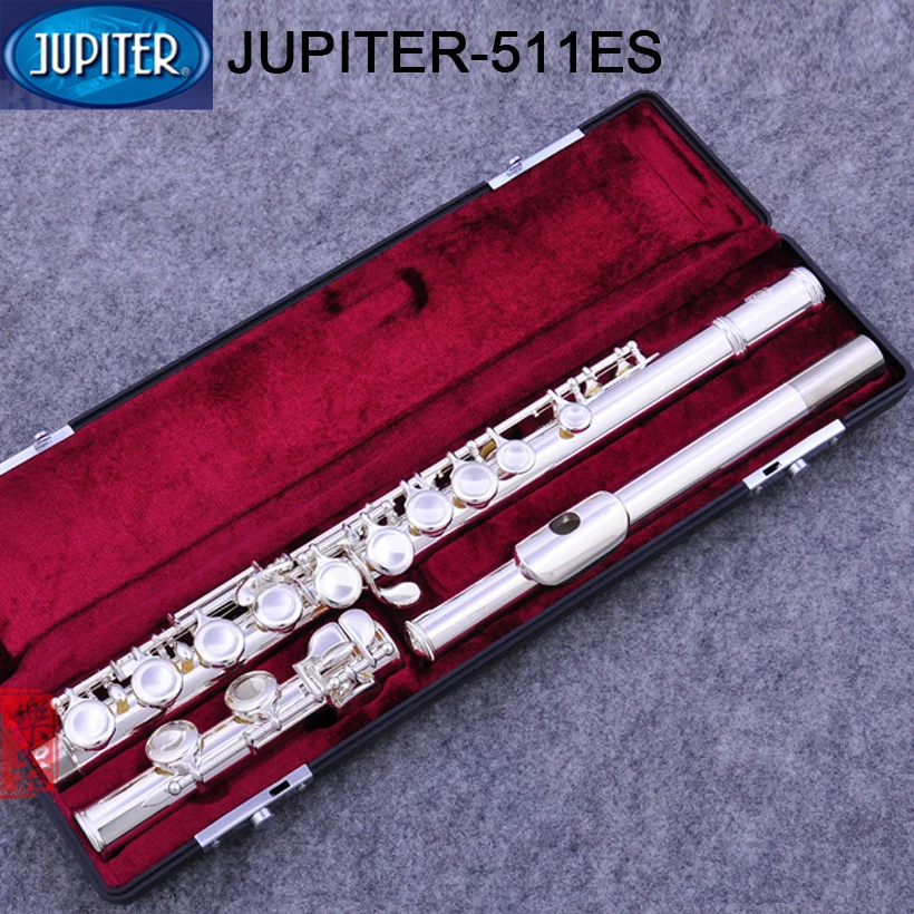high quality JUPITER JFL-511ES 16 Holes Closed C Key Double Silver Plated Flute Silvering Professional Western Concert instrumen
high quality JUPITER JFL-511ES 16 Holes Closed C Key Double Silver Plated Flute Silvering Professional Western Concert instrumen