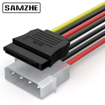SAMZHE SATA Power Cable 4 PIN IDE SATA Splitter 0.2m Cable for Hard Disk, SSD,Computer Connection
SAMZHE SATA Power Cable 4 PIN IDE SATA Splitter 0.2m Cable for Hard Disk, SSD,Computer Connection