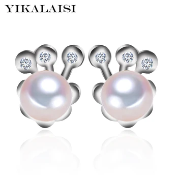 YIKALAISI 925 sterling Silver Jewelry For office Women Natural Freshwater Pearl jewelry 6-7mm Stud Earrings 2017 New Fashion
YIKALAISI 925 sterling Silver Jewelry For office Women Natural Freshwater Pearl jewelry 6-7mm Stud Earrings 2017 New Fashion