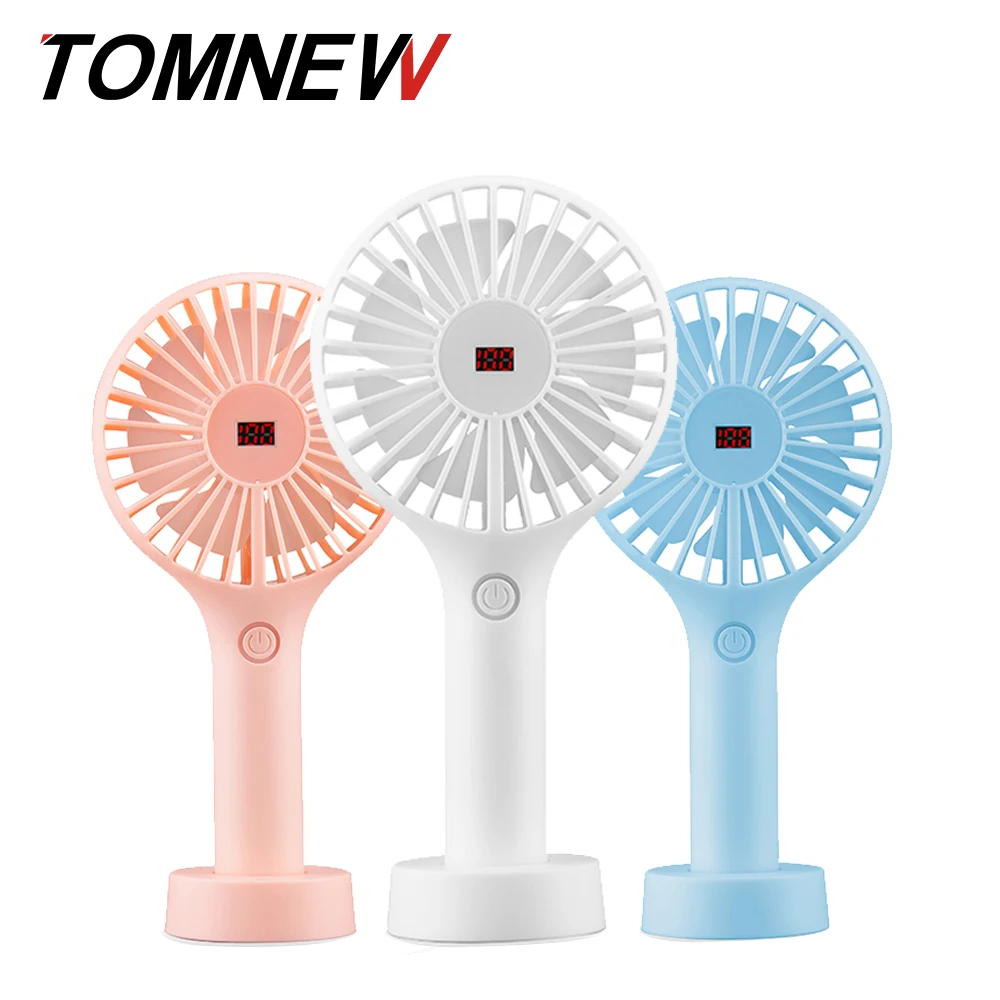 TOMNEW Mini USB Portable Cooling Fan 2000mAh Battery Operated 3 Speed Display Screen Desk Hand Dream Fan for Home Office Outdoor
TOMNEW Mini USB Portable Cooling Fan 2000mAh Battery Operated 3 Speed Display Screen Desk Hand Dream Fan for Home Office Outdoor