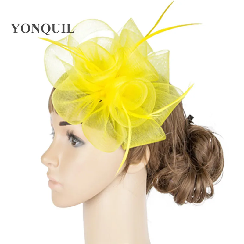 crinoline fascinator headwear feather colorful mesh event show hair accessories millinery red cocktail hat Multiple color MYQ041
crinoline fascinator headwear feather colorful mesh event show hair accessories millinery red cocktail hat Multiple color MYQ041