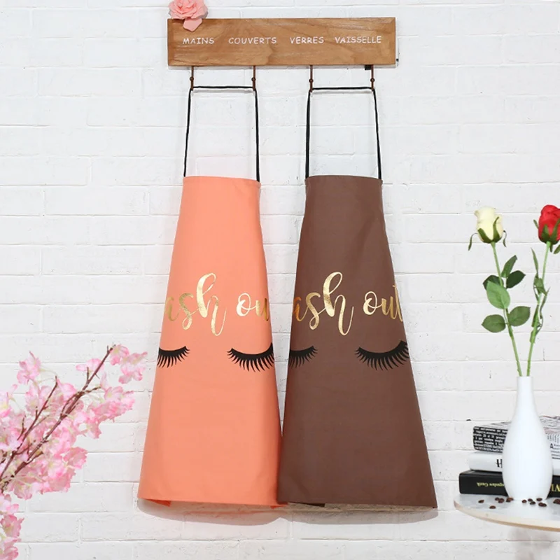 Lovely Bronzing Eyelash Pattern Kitchen Apron Women Adult Home Cooking Baking Cleaning Aprons Bibs Kitchen Tools Accessories
Lovely Bronzing Eyelash Pattern Kitchen Apron Women Adult Home Cooking Baking Cleaning Aprons Bibs Kitchen Tools Accessories