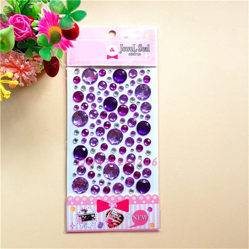 1pc Crystal Jewel Diamond Sticker Round Style Self Adhesive Sticker DIY 3D Crystal Rhinestones Glitter Stickers Color Random
1pc Crystal Jewel Diamond Sticker Round Style Self Adhesive Sticker DIY 3D Crystal Rhinestones Glitter Stickers Color Random