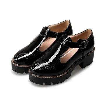 classic T-strap women pumps spring summer buckle office lady shoes high heel retro style pu leather shoes thick heel ladies pump
classic T-strap women pumps spring summer buckle office lady shoes high heel retro style pu leather shoes thick heel ladies pump