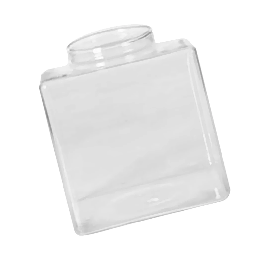 DIY Mini Landscape Glass Bottle Terrarium Container Flower Vase Square Shape