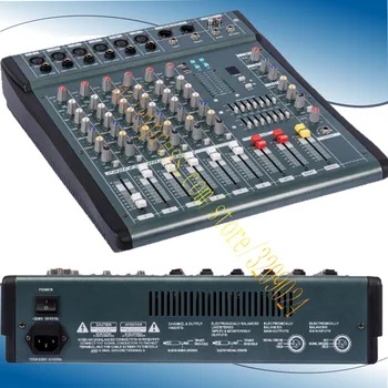 High Quality 6 Channel Audio Music USB Mixer Mixing Console Pro Digital effect processor Console de mistura de mixagem de MX606
High Quality 6 Channel Audio Music USB Mixer Mixing Console Pro Digital effect processor Console de mistura de mixagem de MX606