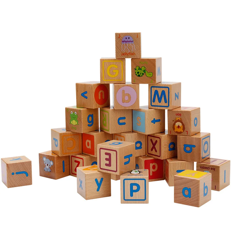Baby Wooden Toys Cube Figure Blocks Educational Early Learning Toy 26 Alphabet Animal Cognition Building Blocks Kid Xmas Gift
Baby Wooden Toys Cube Figure Blocks Educational Early Learning Toy 26 Alphabet Animal Cognition Building Blocks Kid Xmas Gift