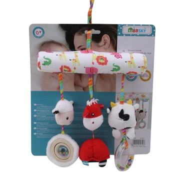 Baby Toys Appease Animals Newborn Rattles Ring Bells Happy Farm Crib Bed Stroller Hanging Plush Toy Stroller Toy For Kids 
Baby Toys Appease Animals Newborn Rattles Ring Bells Happy Farm Crib Bed Stroller Hanging Plush Toy Stroller Toy For Kids