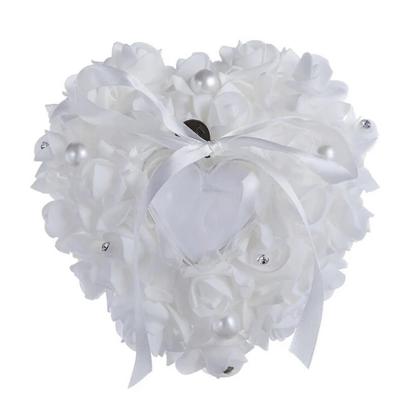 1 Pcs Ring Pillow Cushion Heart Shape Ring Box Simulation Rose Flowers Jewelry Case Party DIY Decors Valentine Day Gift Box NEW
1 Pcs Ring Pillow Cushion Heart Shape Ring Box Simulation Rose Flowers Jewelry Case Party DIY Decors Valentine Day Gift Box NEW