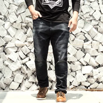 2019 Spring and Autumn High Stretch Modis Large size Men's jeans New Straight Loaded Korean Fashion Black trousers Biker jeans 
2019 Spring and Autumn High Stretch Modis Large size Men's jeans New Straight Loaded Korean Fashion Black trousers Biker jeans