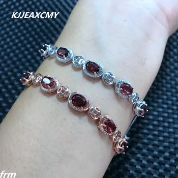 KJJEAXCMY Fine jewelry In real photos, 925 silver inlay natural garnet female bracelet, single grain stone 1 carats
KJJEAXCMY Fine jewelry In real photos, 925 silver inlay natural garnet female bracelet, single grain stone 1 carats