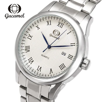 GUCAMEL New Top Brand Fashion Mens Watch Date Stainless Steel Strap Watches Casual Business Quartz Wristwatch Relogio Masculino
GUCAMEL New Top Brand Fashion Mens Watch Date Stainless Steel Strap Watches Casual Business Quartz Wristwatch Relogio Masculino