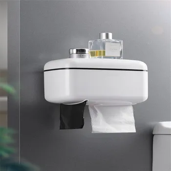 Free Punching Bathroom Paper Holders Paper Towel Box Toilet Paper Towel home Creative Waterproof Roll Paper Tube
Free Punching Bathroom Paper Holders Paper Towel Box Toilet Paper Towel home Creative Waterproof Roll Paper Tube