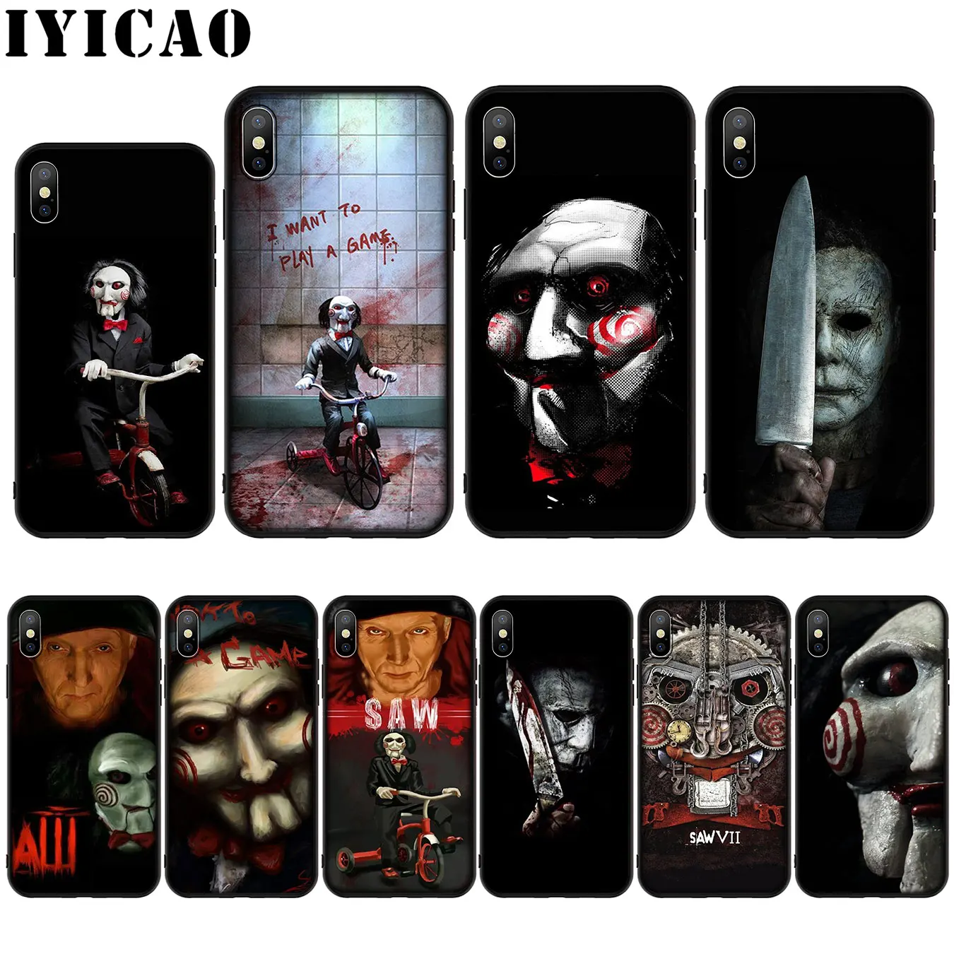 Saw Horror Moive Ghost Remarkable Popular Silicone Soft Case for iPhone 11 Pro Max XR X XS Max 8 7 6 6S Plus 5 5S SE Cover
Saw Horror Moive Ghost Remarkable Popular Silicone Soft Case for iPhone 11 Pro Max XR X XS Max 8 7 6 6S Plus 5 5S SE Cover