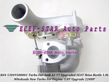 K04 53049500001 Turbo For AUDI A3 TT 1.8T Upgrade Ibiza For Volkswagen VW Beetle ARZ APP AJQ AUM AUQ AVJ ARY AWU BKF BNU 1.8L
K04 53049500001 Turbo For AUDI A3 TT 1.8T Upgrade Ibiza For Volkswagen VW Beetle ARZ APP AJQ AUM AUQ AVJ ARY AWU BKF BNU 1.8L