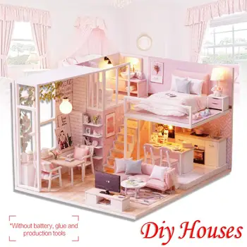 DIY Cottage Hut Small House Doll House Wooden Manual Assembly Home Decoration Holiday Birthday Gift A Secluded And Quiet Life
DIY Cottage Hut Small House Doll House Wooden Manual Assembly Home Decoration Holiday Birthday Gift A Secluded And Quiet Life