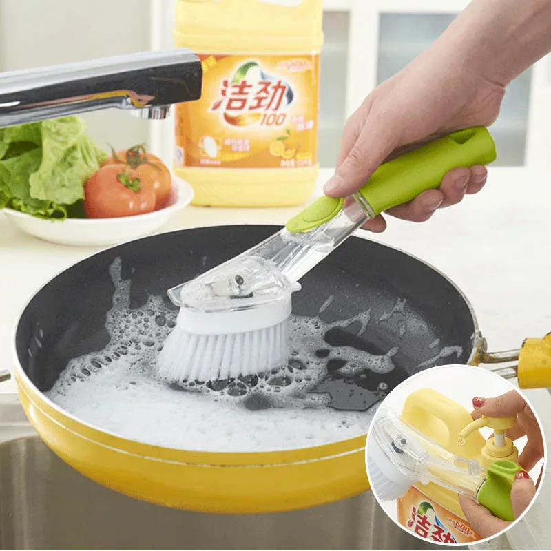 2 In 1 Sink Floor Cleaning Tools Long Handle Cleaning Brush Automatic Liquid Washing Dish Brushes Scouring Pad
2 In 1 Sink Floor Cleaning Tools Long Handle Cleaning Brush Automatic Liquid Washing Dish Brushes Scouring Pad