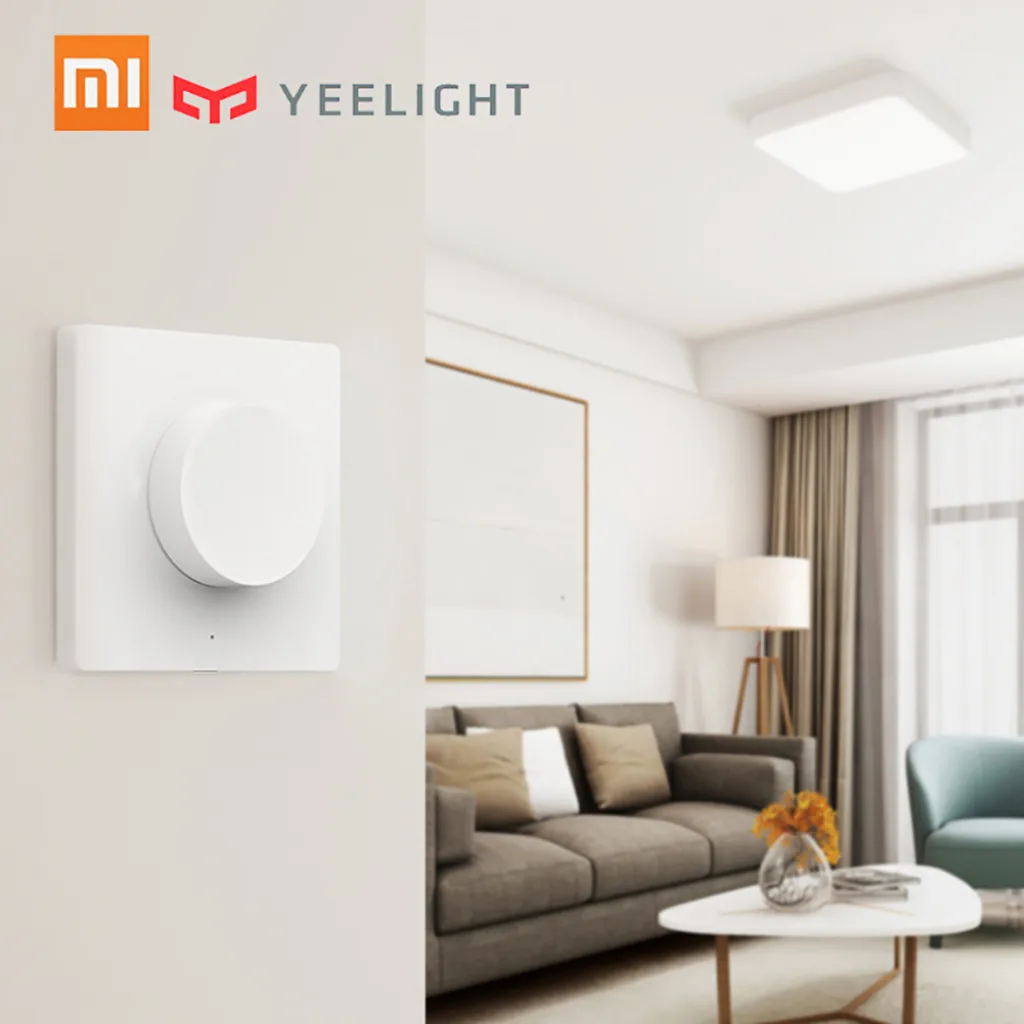 Yeelight Intelligent Dimmer Switch (86 Box Edition) Intelligent Wall Switch Be suitable for various area, like living room,
Yeelight Intelligent Dimmer Switch (86 Box Edition) Intelligent Wall Switch Be suitable for various area, like living room,