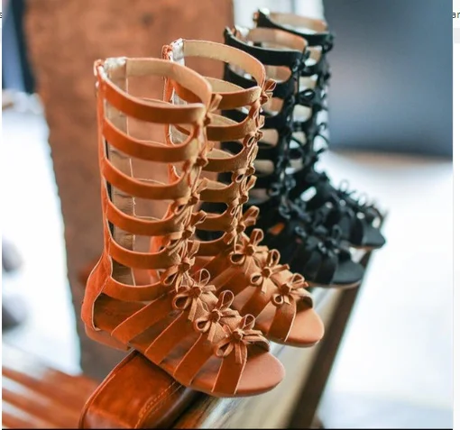 2019summer new European of children's shoes Roman girls hollow fish head sandals fashion open toe high tube cool boots 26-36
2019summer new European of children's shoes Roman girls hollow fish head sandals fashion open toe high tube cool boots 26-36