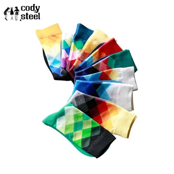 In Tube Socks Man Color Fashion Diamond Socks Cotton Male Wholesale Rhombus Casual Socks Business Men 3Pairs/lot=6pieces
In Tube Socks Man Color Fashion Diamond Socks Cotton Male Wholesale Rhombus Casual Socks Business Men 3Pairs/lot=6pieces