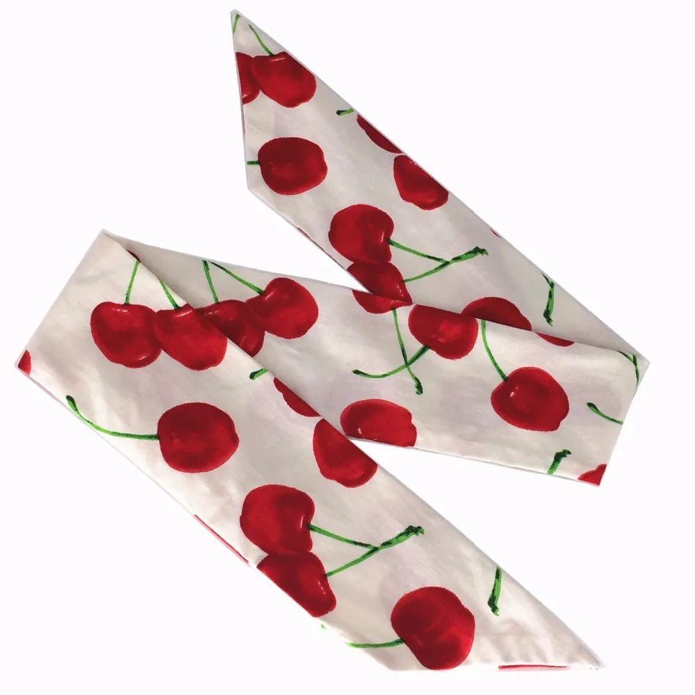 women vintage pinup bandana in white red cherry tie bow headband rockabilly hair scarf accessories wire wrap
women vintage pinup bandana in white red cherry tie bow headband rockabilly hair scarf accessories wire wrap