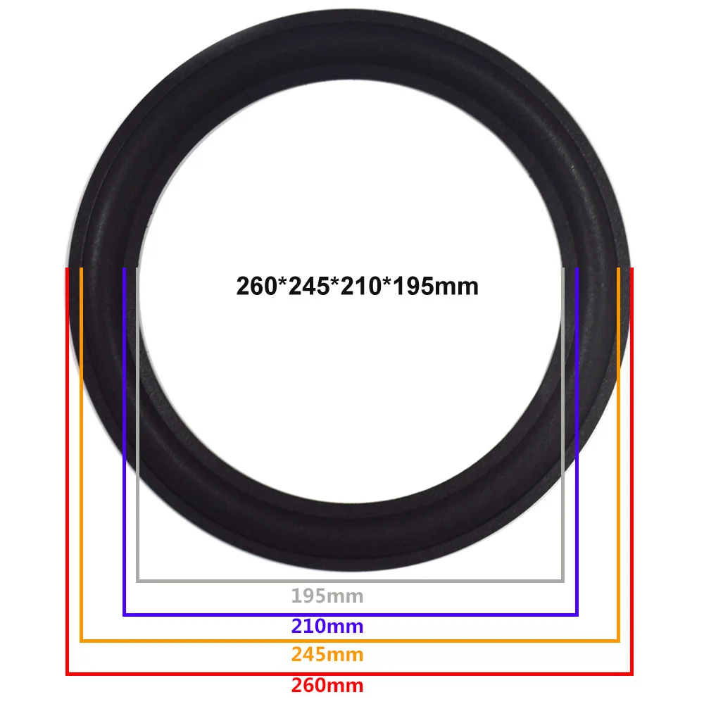 10.5 inch Speaker Foam Surround Woofer Edge Repairing Folding Edge Subwoofer Ring DIY Repair Kit Accessory Speaker Suspension
10.5 inch Speaker Foam Surround Woofer Edge Repairing Folding Edge Subwoofer Ring DIY Repair Kit Accessory Speaker Suspension