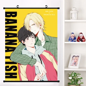 Anime BANANA FISH Ash Lynx Okumura Eiji Shorter Wong Cosplay Wall Scroll Mural Poster Wall Hang Poster Home Decor Collect Gift
Anime BANANA FISH Ash Lynx Okumura Eiji Shorter Wong Cosplay Wall Scroll Mural Poster Wall Hang Poster Home Decor Collect Gift