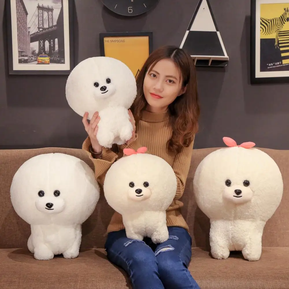 Bichon Frise Dog Plush Toy Pure White Standing Big Eyes Girls Boys Couple Lovers Plushie Comforting Birthday Gift 30/40cm
Bichon Frise Dog Plush Toy Pure White Standing Big Eyes Girls Boys Couple Lovers Plushie Comforting Birthday Gift 30/40cm