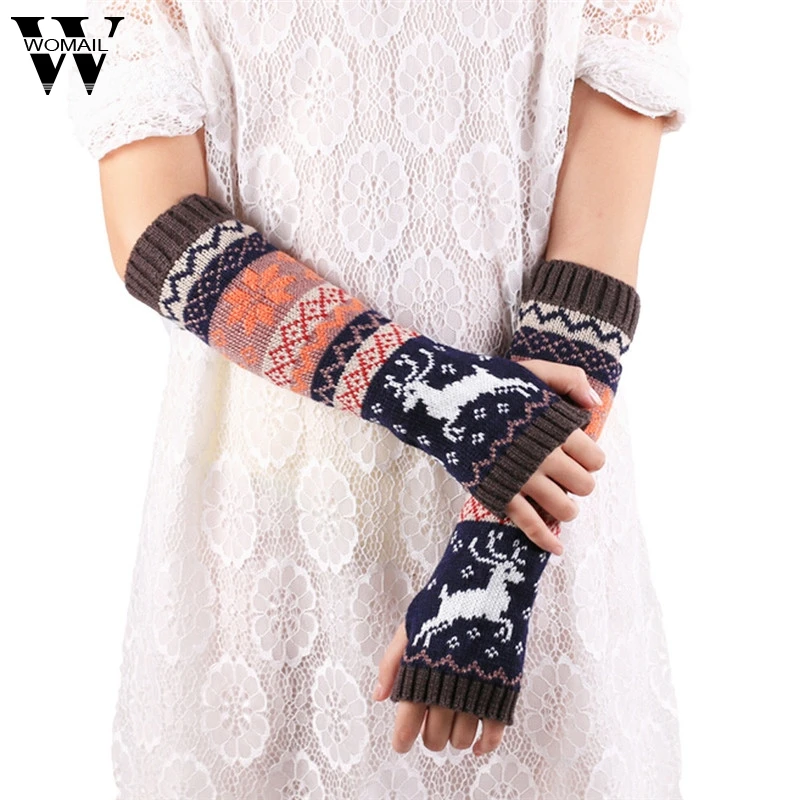 Amazing Fashion Wrist Warmer Winter Knitted Long Fingerless Gloves for Women Mittens High Quality
Amazing Fashion Wrist Warmer Winter Knitted Long Fingerless Gloves for Women Mittens High Quality